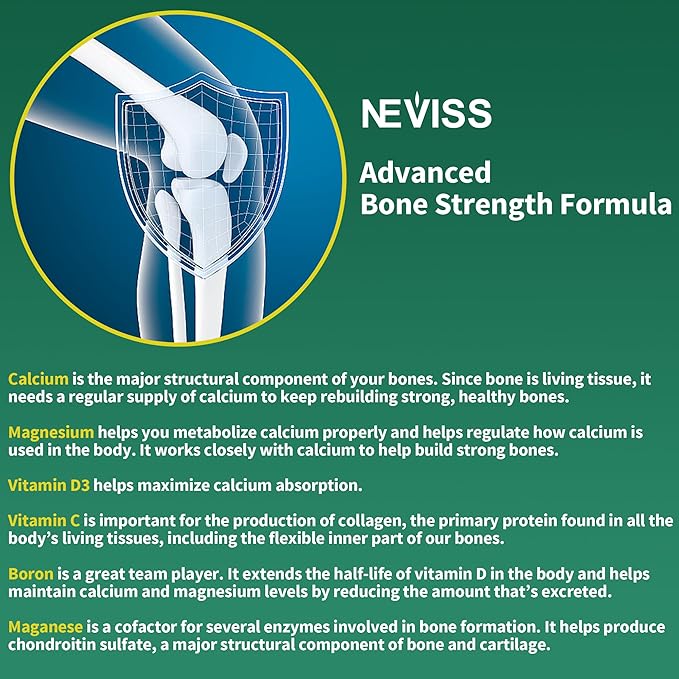NEVISS Algae Calcium Gummies with Zinc and Magnesium Supplement