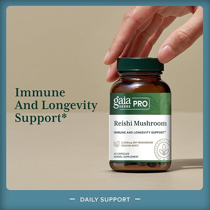 Gaia Herbs Pro Reishi Mushroom - 60 Caps