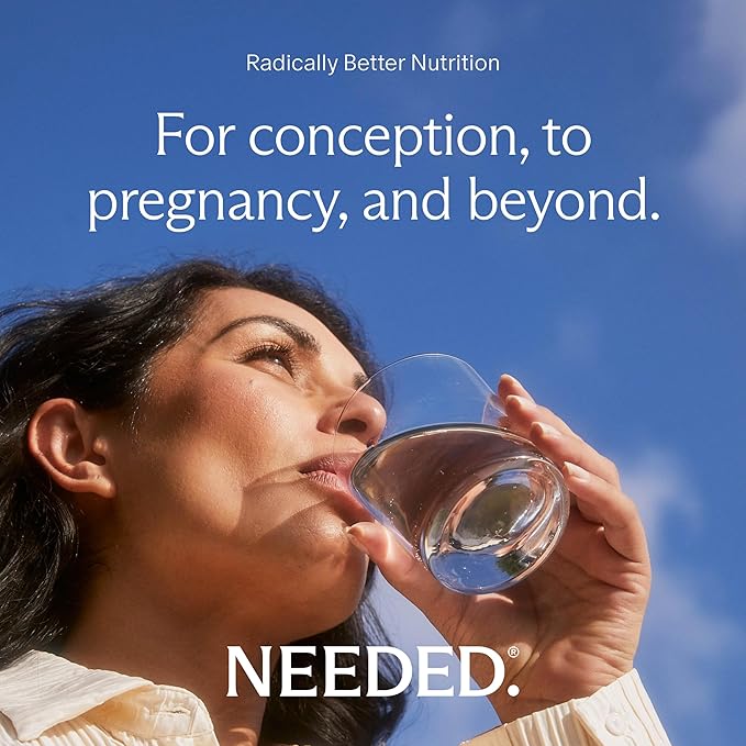 Needed. Expertly-Formulated & Tested Prebiotic & Probiotic for Prenatal, Pregnancy, Breastfeeding, & Postpartum | Balance Mood, Boost Immunity, Healthy Microbiome for Mother & Baby | 60 Capsules