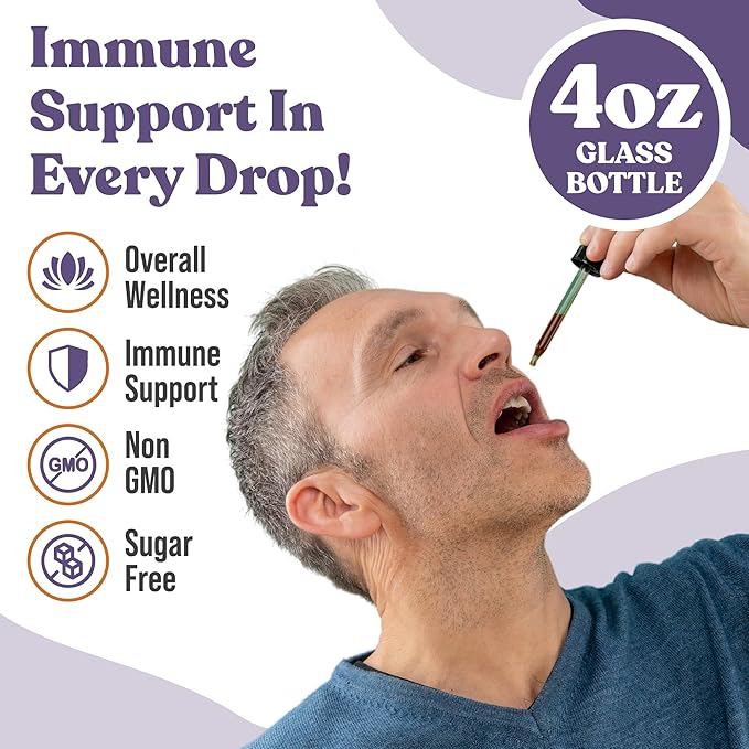 Rejuvica Health Active Elderberry - Advanced Elderberry Extract - Liquid Delivery for Better Absorption - Vegan Sugar Free Non GMO 4oz Value Size