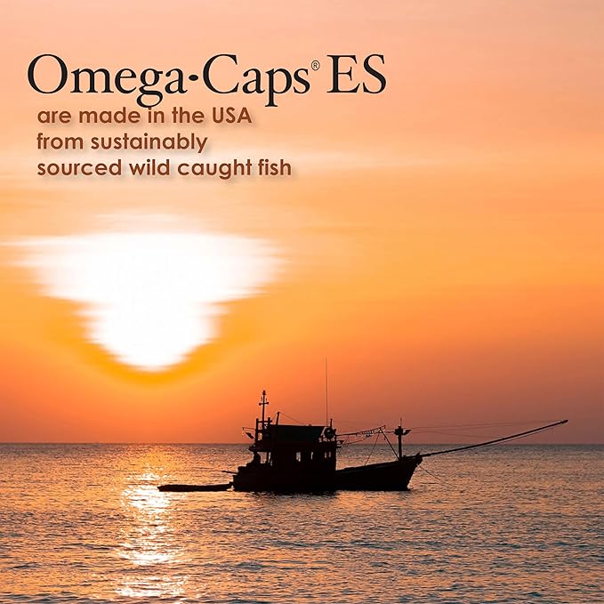 Omega-Caps Extra Strength for Large Breeds-Vet Formulated for Healthy Radiant Skin & Coat While Reducing Shedding, Omega 3 for Immune System Support, 1000 Soft Gel Capsules