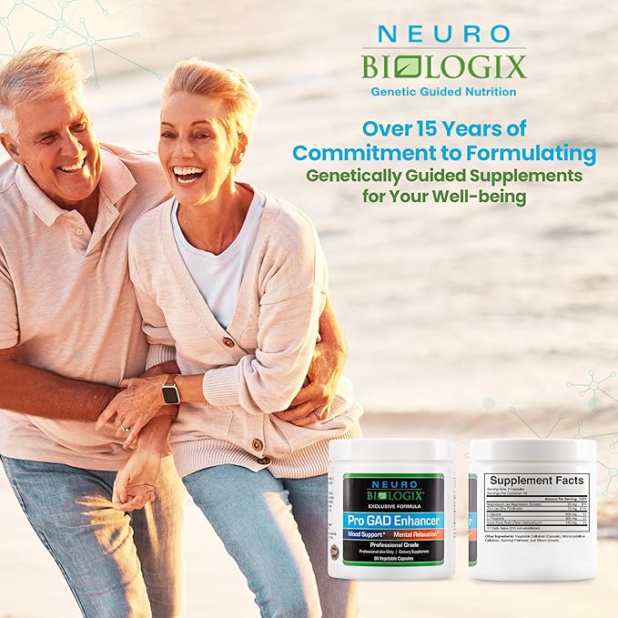 Pro GAD Enhancer 90 Capsules – Multi-Action GABA Supplement for Relaxation, Mood &, Nervous System – Contains 5 Key Ingredients, Including Magnesium, Zinc, L Theanine & Kava Kava