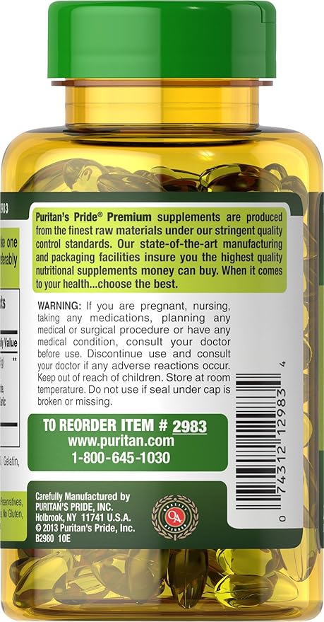 Puritan's Pride Premium Garlic Fresh 5000mg, Traditional Dietary Supplement for Heart Health and Circulation Support with Antioxidant Properties, 250 Rapid Release Softgels