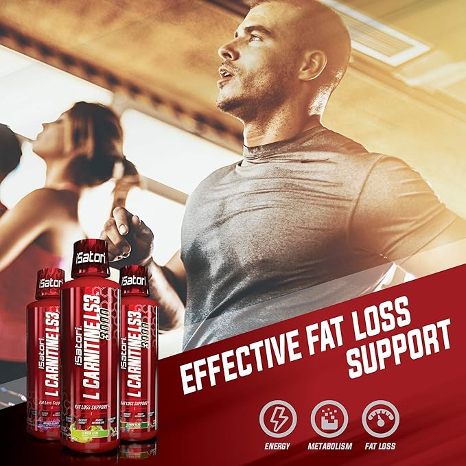 iSatori L-Carnitine LS3 Mixed Berry 1500mg (32 Servings) & BioGenetic Labs Forskolin Lean & Tone