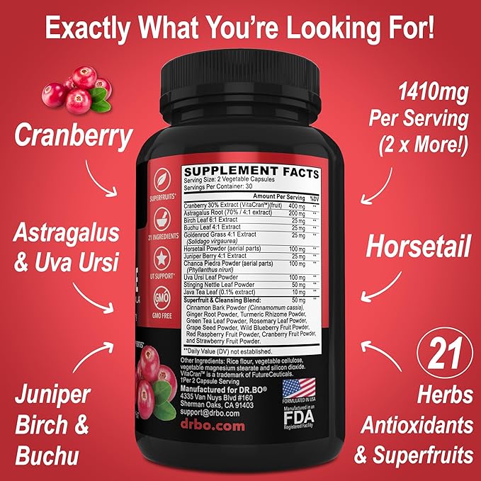 Kidney Cleanse Detox Support Supplement & Bladder Health Drops - Organic Kidney Bladder Supplements Drops & Pills Juniper Berry Cleavers Dandelion Cranberry - Kidneys Renal & Urinary Tract Supplements