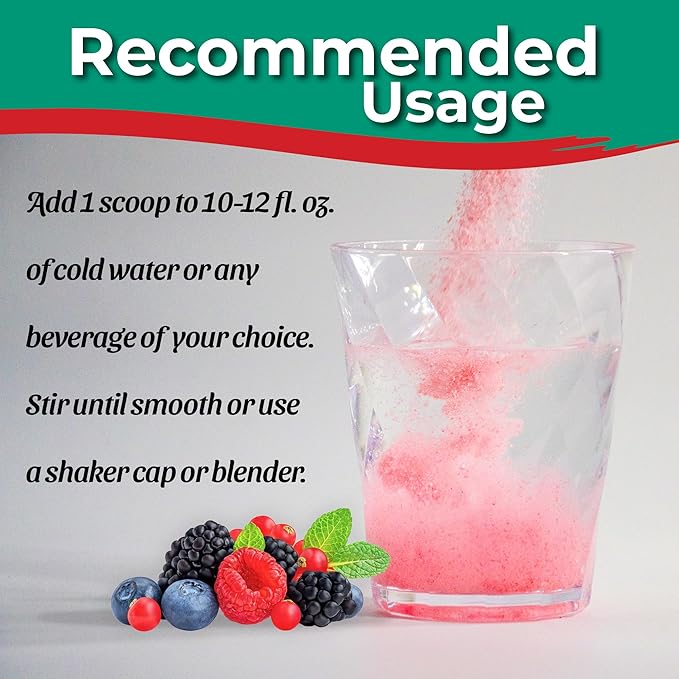CleanSweep with Natural Psyllium Seed Husks & Beet Fiber, Natural Healthy Detox, Promotes Bloating Relief, Weight Management, Facilitates Bowel Regularity, Mixed Berry Flavor, 60 Servings