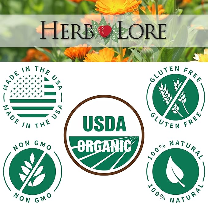 Herb Lore Organic Alfalfa Leaf Tincture – Alcohol Free Liquid Herbal Support Supplement Drops for Pregnancy, Lactation & Overall Wellness (2 fl oz)