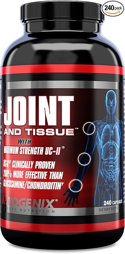 Joint & Tissue Supplement - Enhanced Supplement, Now with 500% More Joint Muscle Supplements, Joint Vitamins for Men (240 Caps)