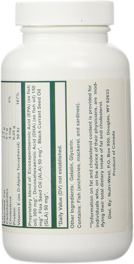 Nutri-West - Complete Omega-3 Essentials 2:1-90 Capsules
