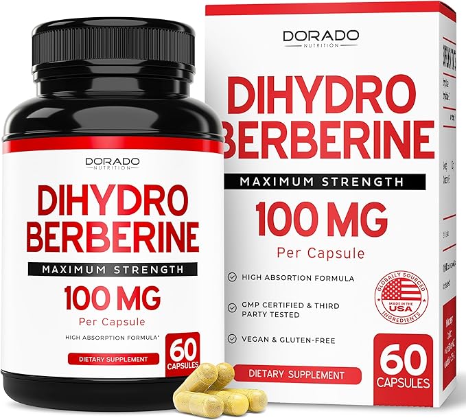Night Time Fat Burner Gummies (60 Count) - Weight Loss & Metabolism Melatonin Supplement and Dihydroberberine (60 Capsules) Patented GlucoVantage Super Berberine - Third Party Tested, Vegan & USA Made