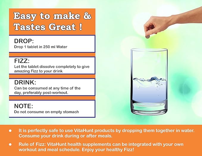 Vitamin C 1000 mg with Zinc- Antioxidants - Immune Support - 20 Effervescent Tablets - Orange Flavour
