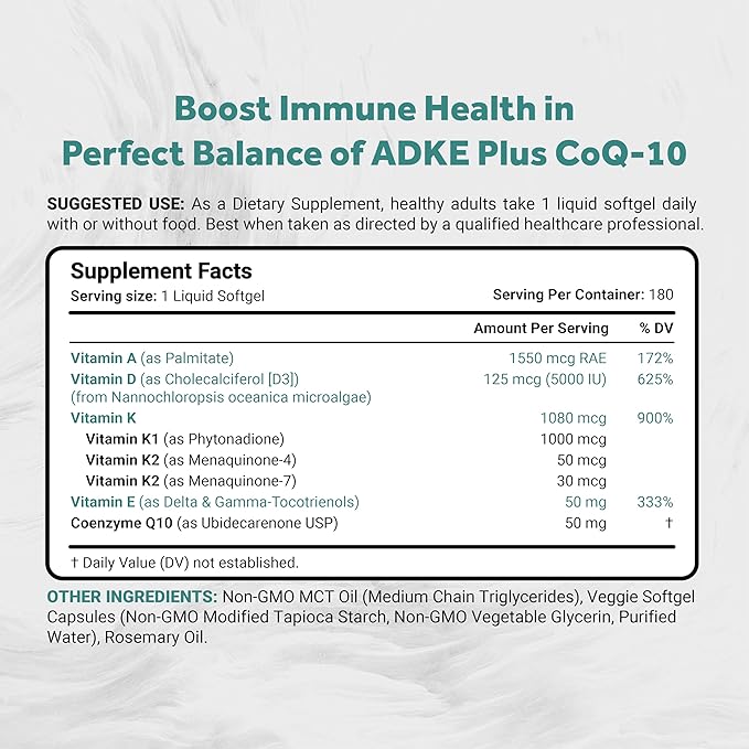 Vegan Tocotrienol with CoQ-10 | Nano-Emulsified in EVOO for Better Absoprtion | Non-GMO, Soy Free and Vegan Society Certified | 180 Veggie Softgels (Carrageenan Free)