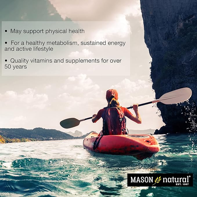 MASON NATURAL Vitamin B12 50 mcg with Calcium, 300-Day Supply, Dietary Supplement to Support Natural Energy Levels, 100 Tablets (Pack of 3)