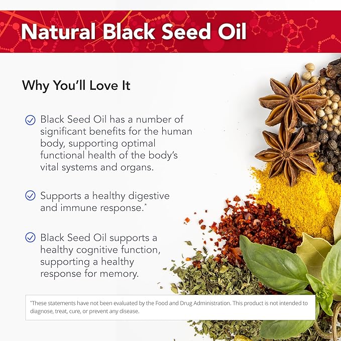 Physician's Strength Black Seed Oil - 8 fl oz - Supports Healthy Body Response - Freshly Cold Pressed - Non-GMO - 48 Servings
