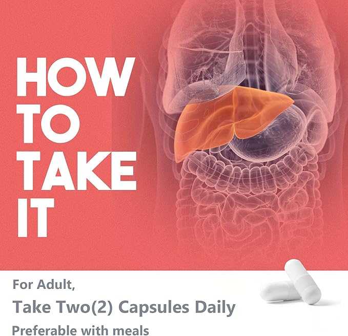 TUDCA Liver Supplements 1000 mg-Bile Salts for Liver Cleanse Detox-Milk Thistle Herbal Blend with Fulvic and Humic Acid for Liver,Digestive Health,120 Vegan Capsules