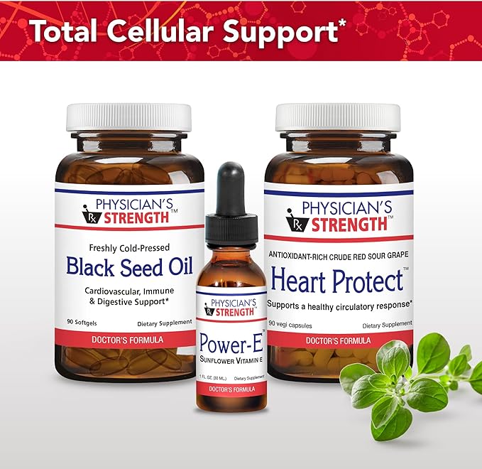 Physician's Strength Black Seed Oil - 8 fl oz - Supports Healthy Body Response - Freshly Cold Pressed - Non-GMO - 48 Servings