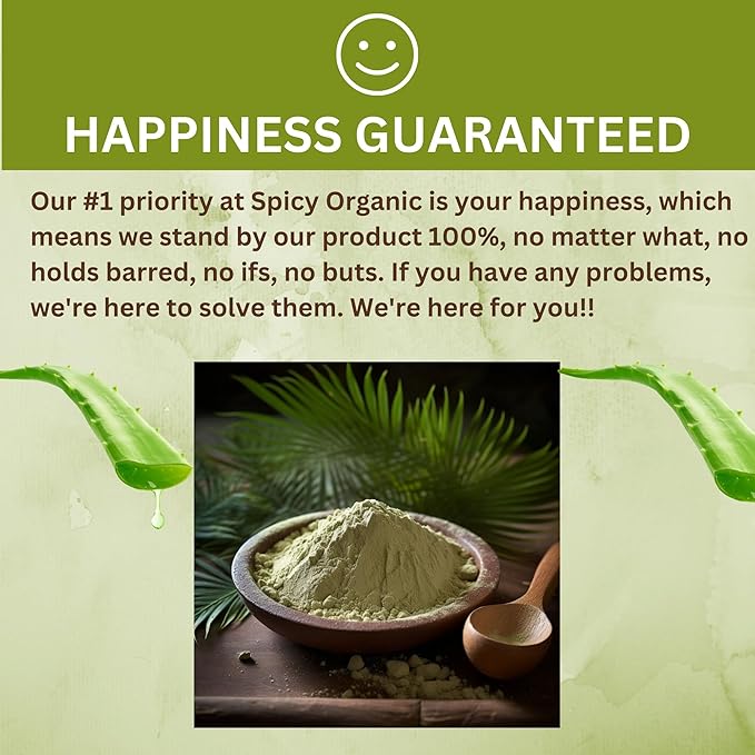 Organic Aloe Vera Powder for Skin & Hair – 4 oz. - Aloe Barbadensis - Nourishing Face Mask for Natural Beauty, USDA Certified Organic & Non-GMO