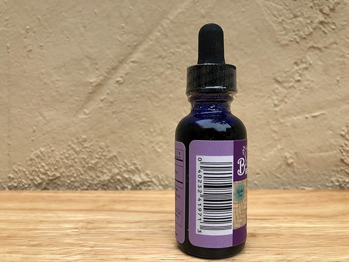 Solid & Serene Herbal Stress and Mood Support Tincture, Herbal Passionflower Supplement for Deep Relaxation, Naturally Calming Herbal Drops for Stress Support 1 oz. Bottle