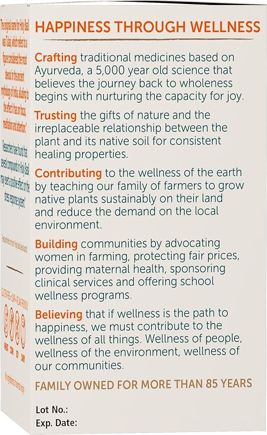 Himalaya Holy Basil Tulsi Herbal Supplement, Stress Relief, Relaxation, Occasional Sleeplessness, Promotes Calm, Energy Support, Ayurvedic, Non-GMO, Vegan, 720 mg, 60 Capsules, 30 Day Supply