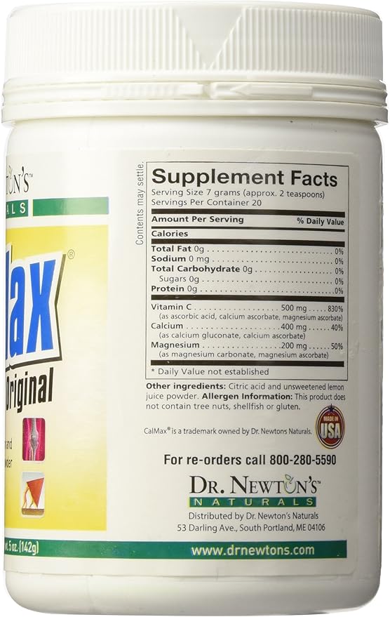 Dr Newtons Naturals CalMax Calcium Magnesium Vit C