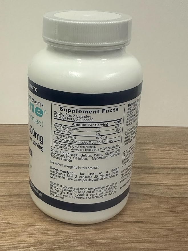 Lipozene Weight Loss Supplement, Clinically Proven Konjac Root Fiber Blend