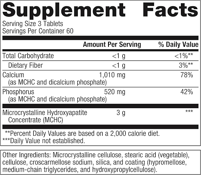 Metagenics Bone Builder Extra Strength – Enhanced Bone Support | 60 servings, 180 Count (Pack of 1)