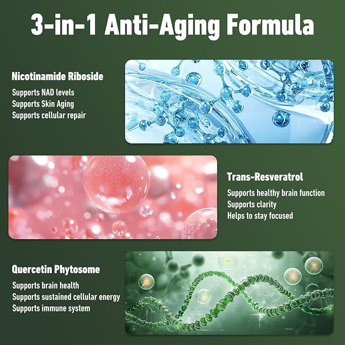 Airboy Liposomal Nicotinamide Riboside 900 mg, NAD Supplement with Resveratrol,NMN Alternative NAD Booster Support Anti-Aging, Energy, Focus - 80 Capsules