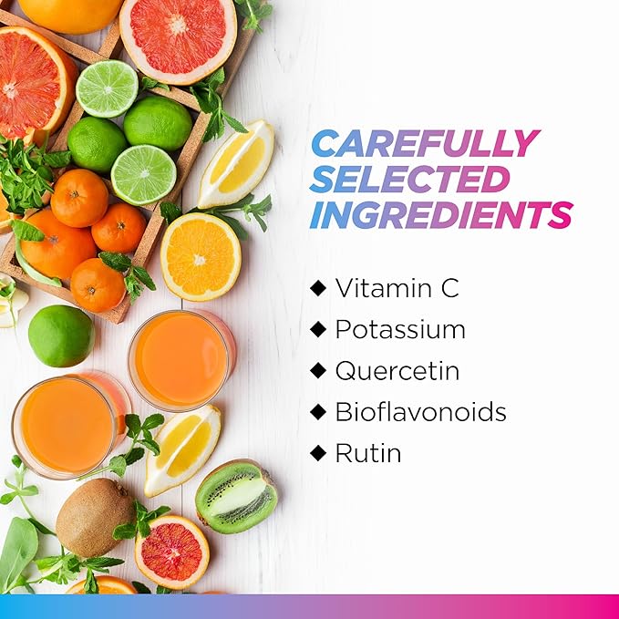 Livingood Daily High Dose Vitamin C Powder Supplement, 2,600 MG Ascorbic Acid Powder Supports Immunity & Skin Health, Powdered Vitamin C with Quercetin, Sweetened with Stevia, Vegan, 30 Servings