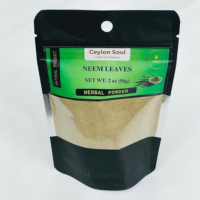 Neem Leaves Powder - 2oz - From Sri Lanka