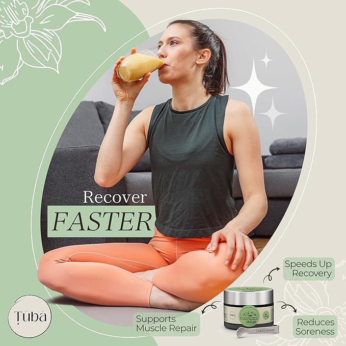 Tuba Pure Himalayan Shilajit Resin - 100% Pure Shilajit Resin for Increase Stamina, Mental Clarity, Cognitive Ability - 30 Gram Shilajit Pure Supplement Sourced from 17,000 Feet Above