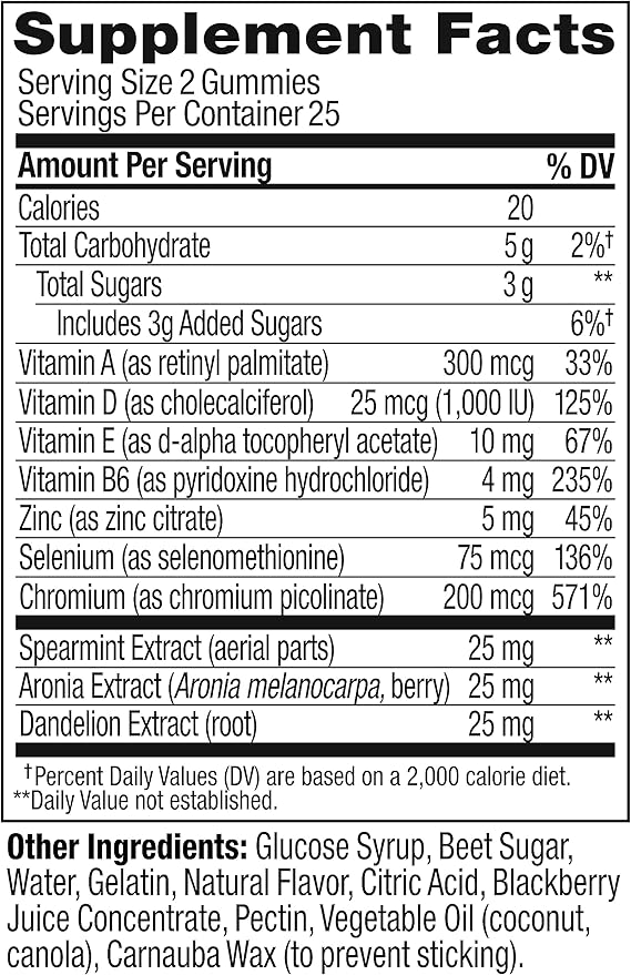 OLLY Flawless Complexion Gummy, Clear and Healthy Skin Support, Vitamins E, A, Zinc, Chewable Supplement, Berry - 50 Count (Pack of 1)