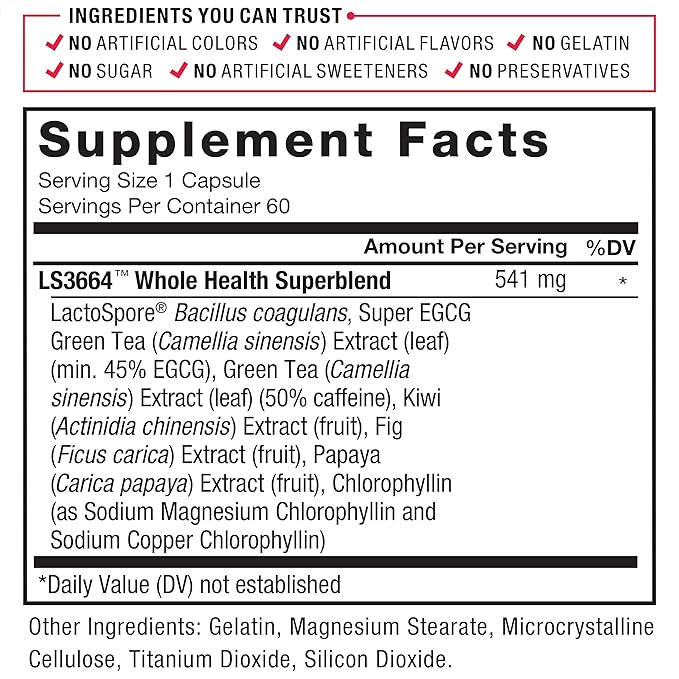 Force Factor ProbioSlim Probiotic Supplement for Women and Men with Probiotics and Green Tea Extract, Reduce Gas, Bloating, Constipation, Support Digestive Health & Gut Health, 180 Capsules (9-Pack)