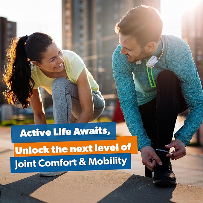 Premium Glucosamine Chondroitin with MSM Complex for Joint Support - Natural Formula for Healthy Joints and Mobility. 30 Servings