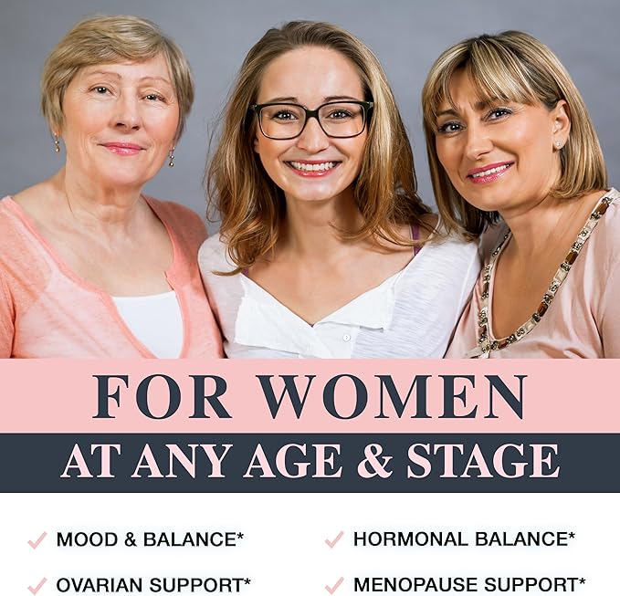 Myo-inositol & D-chiro Inositol Supplement for Women - Ideal 40:1 Ratio Complex for Fertility, Hormonal Balance, Menstrual Cycle & Ovarian Health Support with CoQ10, Choline & Selenium - 120 Capsules