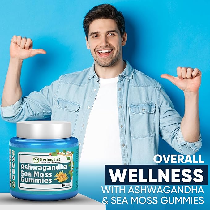 Ashwagandha Sea Moss Gummies - 60 Count