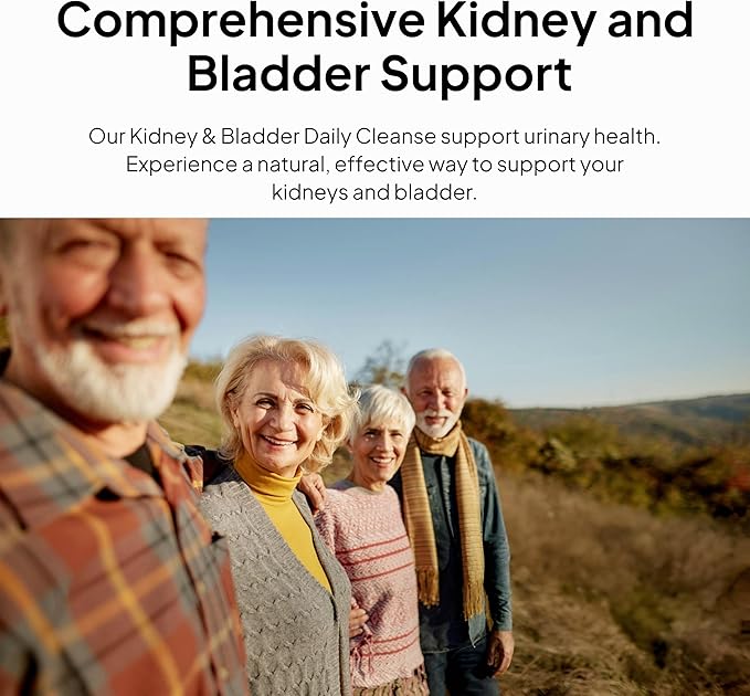 Doctor Morse's Kidney & Bladder Daily Cleanse - Support Urinary Tract Health & Elimination of Lymph - Organic & Naturopath Formulated - Cordyceps Mushroom, Juniper Berry, Horsetail Herb - 90 Capsules