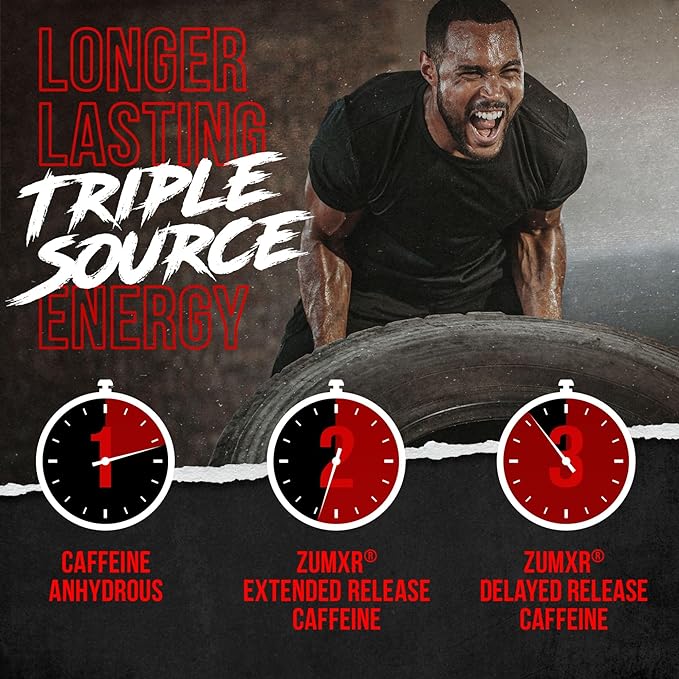ALPHA LION Superhuman Burn 2-in-1 Metabolism Booster Pre Workout, Weight Loss Supplement, Appetite Suppressant, Fat Loss Support, Energy & Focus Powder (21 Servings, Sweet Black Cherry Flavor)