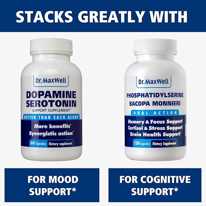 Anxiousness Supplements, Better Calming, Stress & Mood Support Supplement With Kava Kava, Ashwagandha L Theanine, Magnesium, Gaba & More. Adaptogens & Nootropics for Women & Men, 60 Capsules, USA