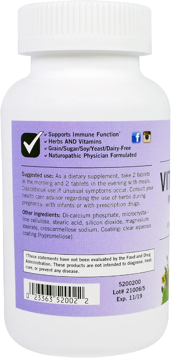 Eclectic Institute Vitabiotic Immune New in Capsules, 150 Non-GMO Veg caps