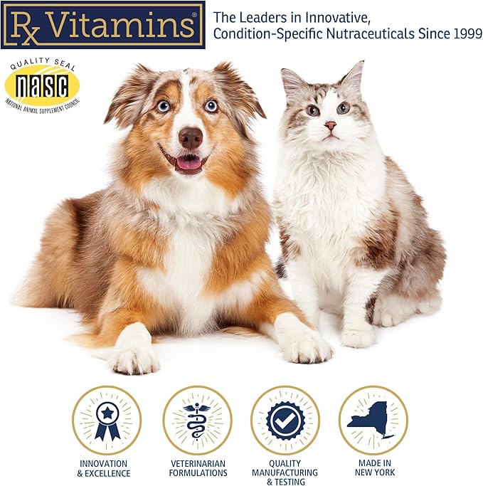 RX Vitamins B12 for Dogs and Cats - Dog Digestive Support for Improved Metabolic Process - Pure B12 for Cats to Support Nervous System - Ideal for Your Dog Vitamins and Cat Supplies - 4oz