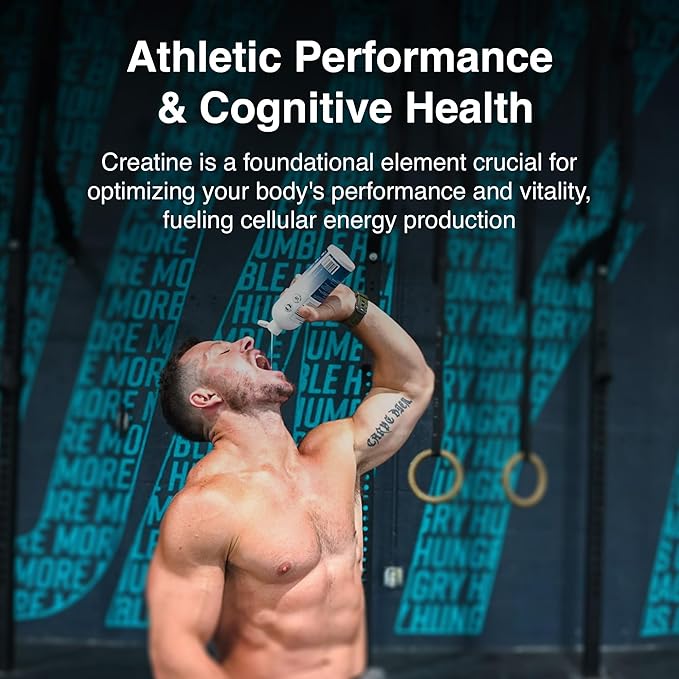 Liposomal Creatine Monohydrate - Ultra High Absorption Liquid Creatine Supplement – Promotes Lean Muscle Mass & Recovery, Supports Brain Function & Enhances Cellular Energy Production