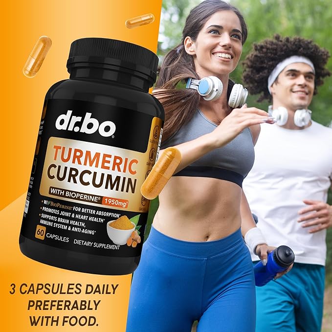 DR. BO Glucosamine Chondroitin & Turmeric Ginger Supplement