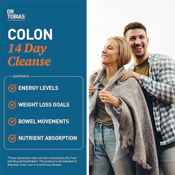Dr. Tobias Vegan Omega 3 Algae Oil and Colon 14 Day Cleanse for Improved Digestion, Gut & Immune Support, and Overall Health