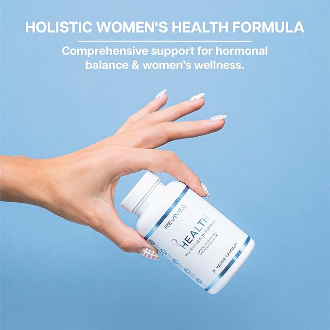 Revive MD Hormone Balance for Women - Hormone Support with Myo-Inositol, Chaste Berry, DIM, Vitamin C & E and Evening Primrose Oil - Women's Health Supplements for Hormonal Balancing - 180 Capsules