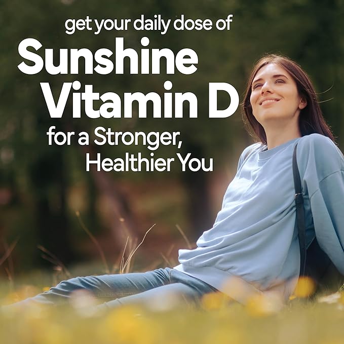 Vitamin D3 with Vitamin K2, D3 2000 IU with K2 100 mcg for Healthy Muscle Function, Bone Health and Immune Support, Vitamin D3 K2, 60 Tablets