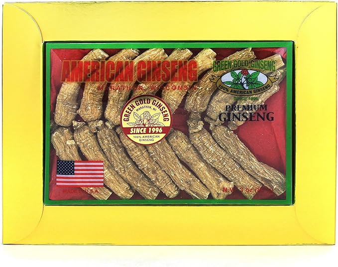 SKU CZ 203-3 | Half Short Medium Roots | American Ginseng Roots from Marathon County, WI | 3oz Box, B06XCMZYDV