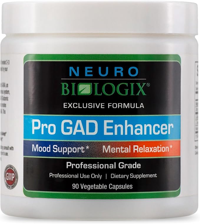Pro GAD Enhancer 90 Capsules – Multi-Action GABA Supplement for Relaxation, Mood &, Nervous System – Contains 5 Key Ingredients, Including Magnesium, Zinc, L Theanine & Kava Kava