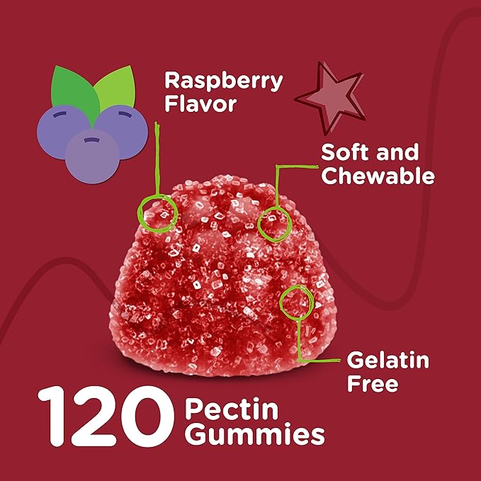 Vitamin B12 for Kids Gummies, 1000mcg - Metabolism, Natural Energy Support - Vegan, Gelatin Free, Gluten Free, GMO Free - Tasty Chewable B12 Raspberry Flavored Gummy