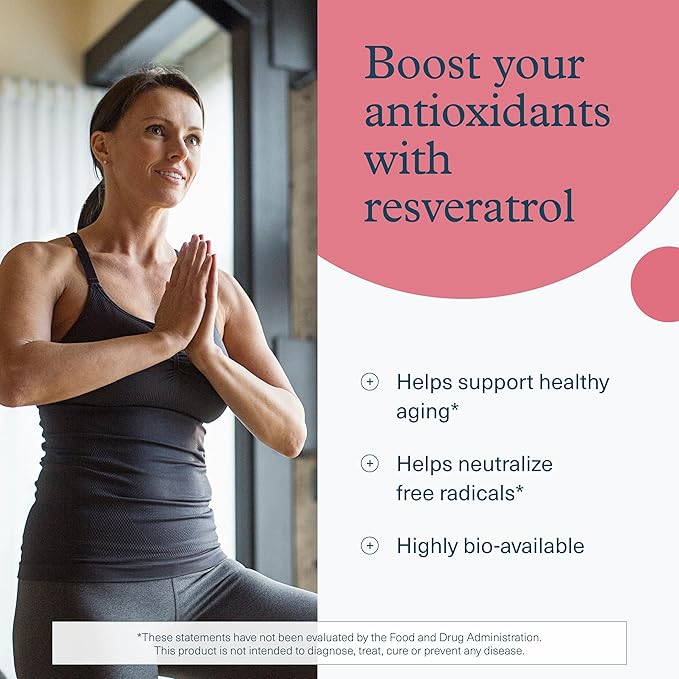 Youtheory Resveratrol Advanced Antioxidant Formula - Premium Antioxidant Supplement with Super-Fruit Blend - Contains ResVida - Dairy, Soy & Gluten Free - 290 Tablets