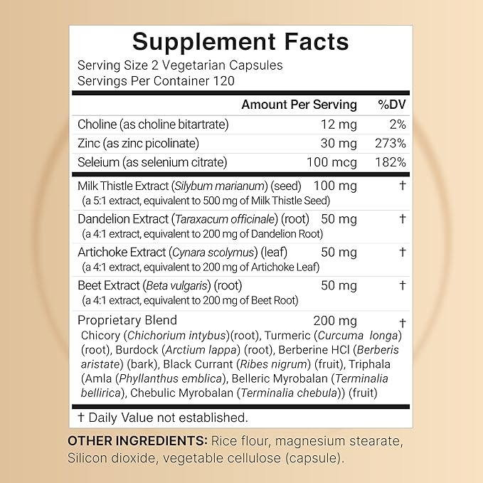 Liver Cleanse Detox & Repair, 240 Veggie Capsules | Milk Thistle with Turmeric, Dandelion Root, Artichoke, Black Currant Oil & More in 15-in-1 Herbal Formula | Premium Liver Support Supplement